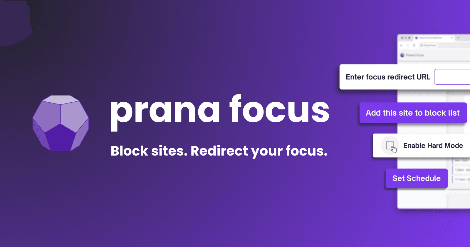 Introducing Prana Focus: Your New Way to Stay Focused Online
